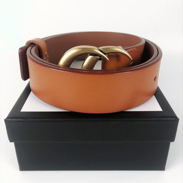 

highly quality women men designers belts fashion buckle genuine leather belt 7 styles cinturones de dise o mujeres width 3 8cm with box1736, Black;brown
