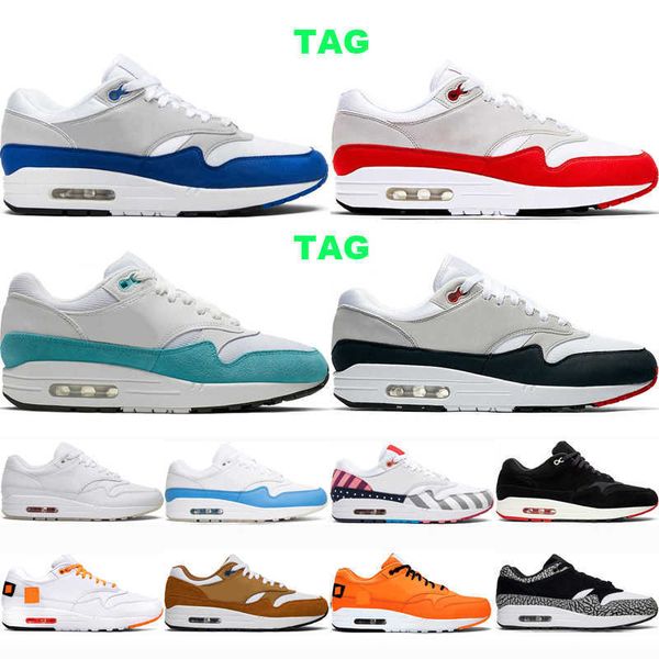 

men women 87 running shoes anniversary royal black white university blue elephant parra bred atomic teal womens sports sneakers size 36-45