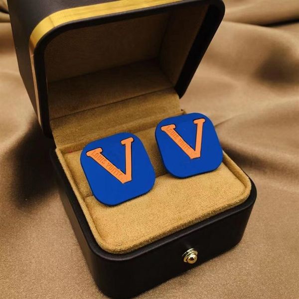 

20style simple 18k gold plated 925 silver luxury letters stud brand designers geometric famous women round crystal rhinestone pearl ear307v