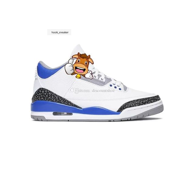 

jumpman 3 racer blue basketball shoes 3s men women sneakers sku ct8532 145