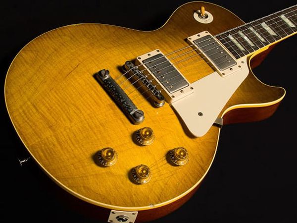 

aged/relic quality electric guitaramber flame electric guita small pin bridge