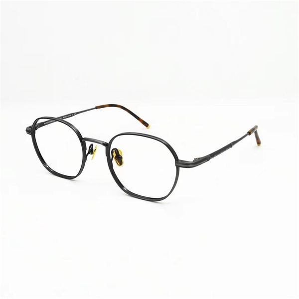 

optical eyeglasses for men women retro kt style anti-blue light lens plate titanium frame with box, White;black