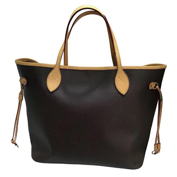 

leather women's bag 2022 new old flower handbag classic shopping shoulder bag large capacity child mother tote m41358