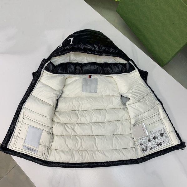 

down jackets hoodie boys girls vest waistcoats childrens waistcoat 2022 sleeveless zipper warm winter outwear with letters, Camo