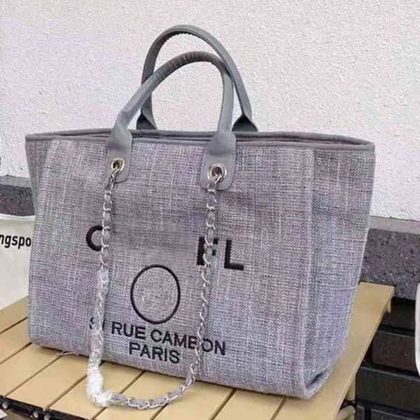 

luxury women's fashion handbags beach bags ch brand canvas embroidered label women packs evening bag classic big handbag designers larg