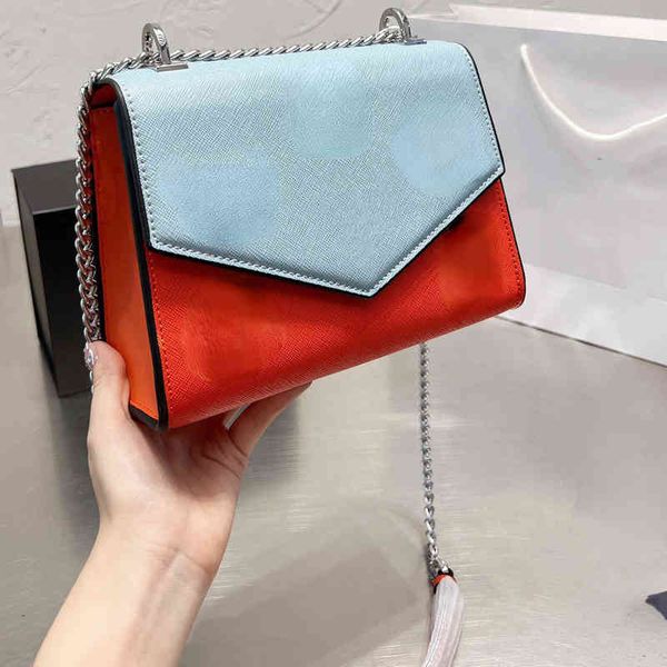 

cross body brand p bag 2022 new cartoon robot color matching chain postman single shoulder messenger bag p badge letter leisure small square