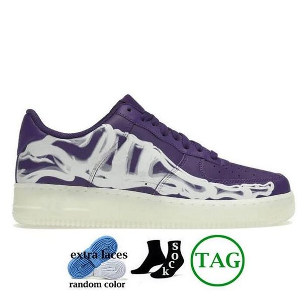 

chic casual shoes men women shoes new white x 1 low forces mca university blue 2022 mens fashion designers sneakers air one des chaussures o, Black