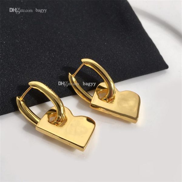 

designer logo b stud earring heart pearl earring love jewelry diamond women earrings balencaigaity earing fashion luxury woman hfgjmhf2609, Golden;silver