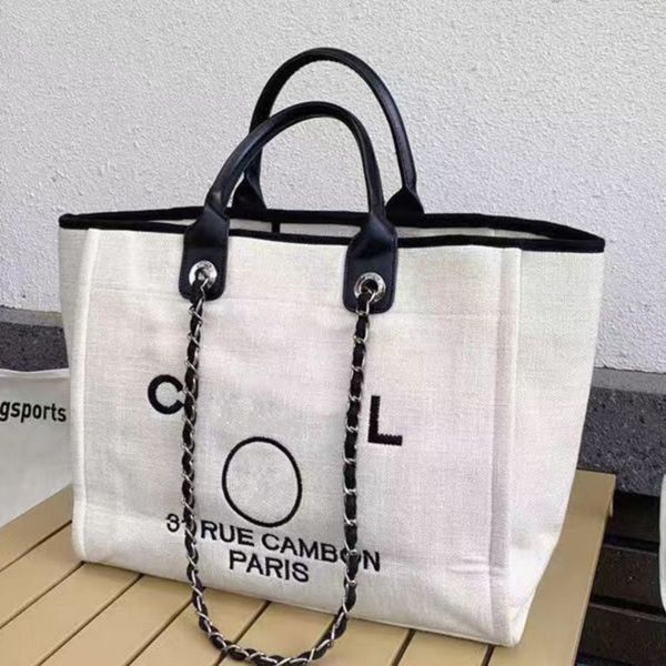 

women's fashion luxury handbags beach bags ch brand canvas embroidered label women packs evening bag classic big handbag designers larg