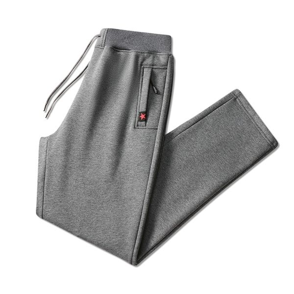 

men's pants men trousers mens joggers pants casual autumn fashion trend sports solid color loose large size flat foot sweatpants 220907, Black