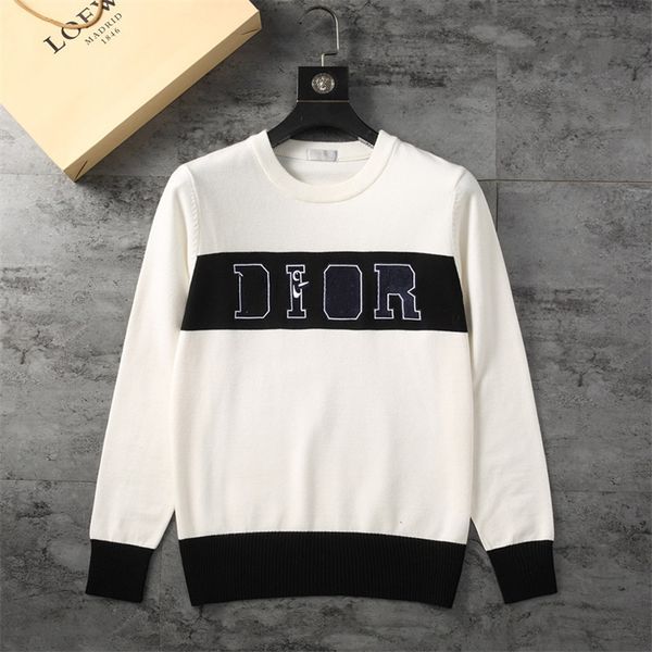 

fashion mens ladies designer sweaters letter sweater men hoodie long sleeve active sweatshirt knit sweater, White;black
