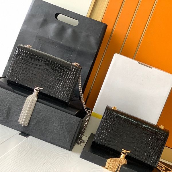 

luxurysbag kate designer bag handbag women's crossbody chain tassel shoulder messenger bag bags luxuries designers women ladies caviar
