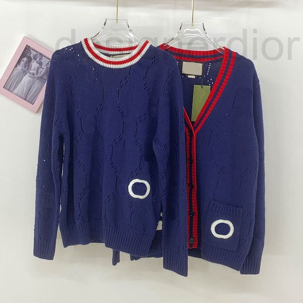 

women's knits & tees designer new products in early autumn celebrity style; round neck pullover; long sleeve wool sweater; v-neck cardi, White