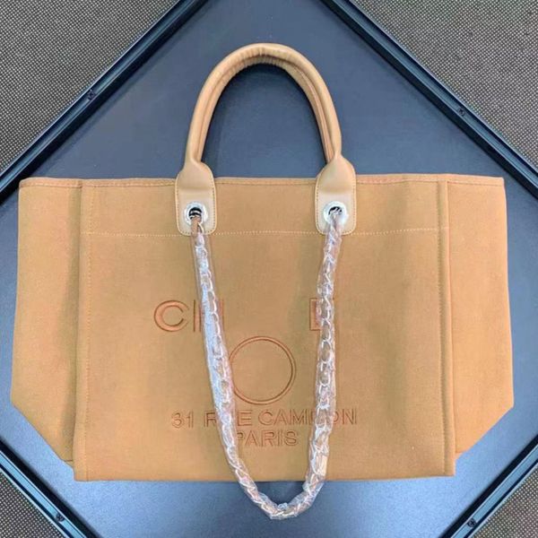 

luxury women's fashion handbags beach bags ch brand canvas embroidered label women packs evening bag classic big handbag designers larg