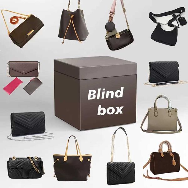

luxurys designers thanksgiving day lucky boxes random mystery blind box gift for holidays / birthday value pu material 2022 handbag