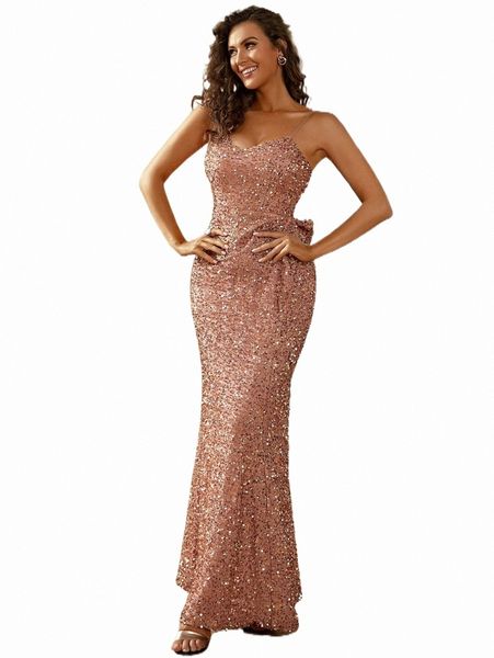 

casual dresses missord backless mermaid hem sequin formal dress b923#, Black;gray
