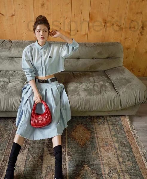 

women's tracksuits designer mnew light denim series in 2022 ss2l, Gray