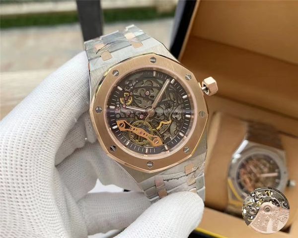 

mens watches automatic chain mechanical designer watch women stainless steel rose gold montre de luxe cwp reloj fashion vintage, Slivery;golden