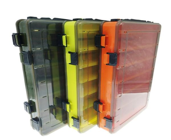 

ocean fishing tackle box double sided portable organization case box for artificial baits lure fishing equipment