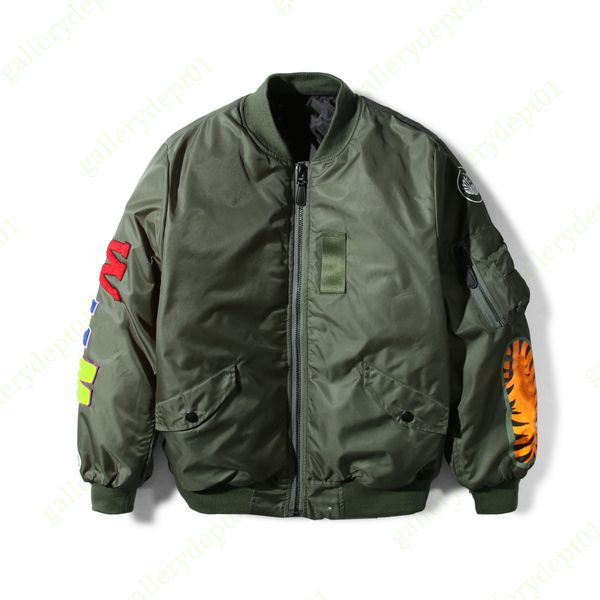 

2022 bomber shark mens designer cotton coat baseball jacket windbreaker windbreak varsity lightning letter stitching single breasted color, Black;brown