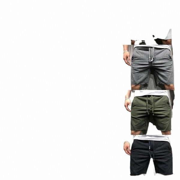 

men's shorts men's shorts men gym fitness running sport workout casual jogging sweat 82fz#, White;black