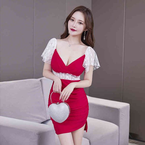 

luxury party dresses 2022 uniform women's bath foot technician nightclub work cloth dresses, Black