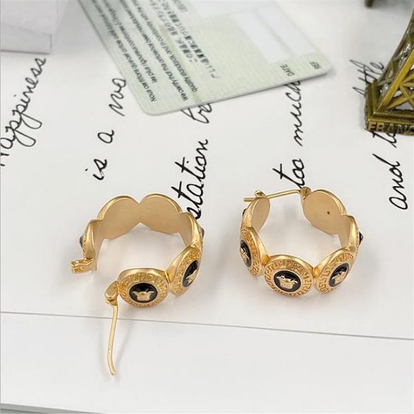 

2020 new earrings bracelet cool style personality versatile earrings earrings270w, Golden;silver