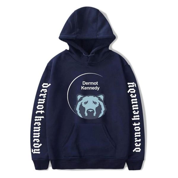 

men's hoodies & sweatshirts dermot kennedy hoodie loose printed casual sweatshirt hip hop streetwear harajuku pullover330j, Black