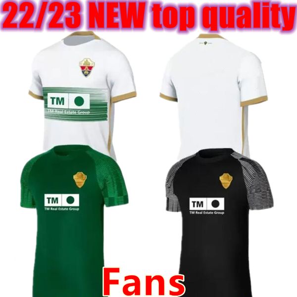 

22 23 camisetas de futbol elche cf 100 th anniversary soccer jerseys raul guti lucas benedetto for men football shirt uniforms pastore pere, Black;yellow