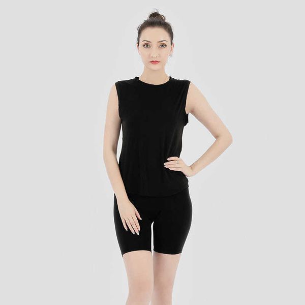 

yoga outfit thin breathable loose workout yoga sport vest women quick dry lightw