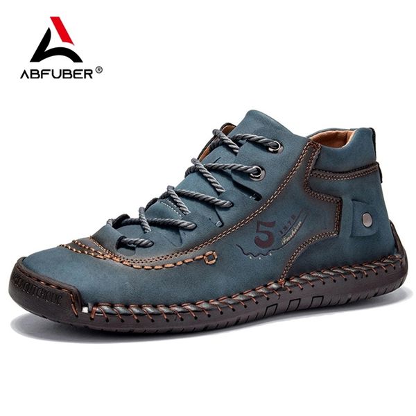 

dress shoes handmade leather casual men winter with fur loafers comfort walking flats moccasins 220907, Black