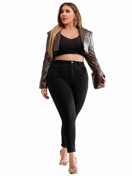 

women's jeans plus high waist skinny jeans 2022 new v8wm#, Blue