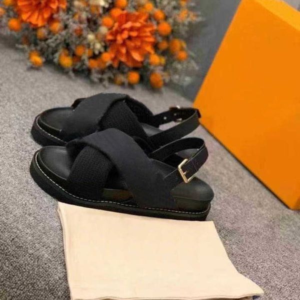 

designer shoes sandals designer women sandals leather slippers summer flat slides ladies beach sandal party wedding oran slipper with box, Blue;gray