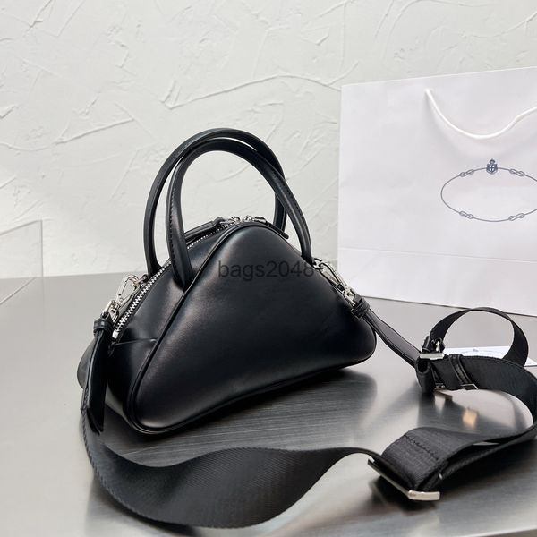 

prads evening bags leather women tote bags and men handbags triangle design luxury crossbody shoulder bags backpack fashion portable purses