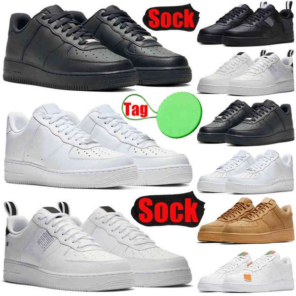 

one af1 designer 1 lows mens womens running shoes utility triple black white shadow men women trainers sports sneakers runners