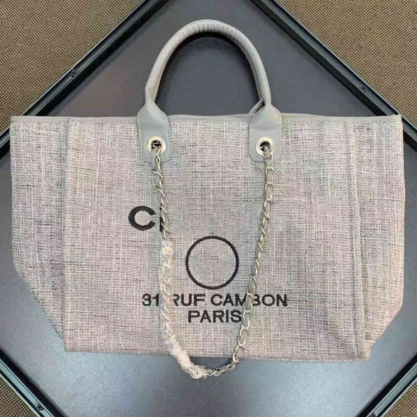 

fashion women's luxury handbags beach bags ch brand canvas embroidered label women packs evening bag classic big handbag designers larg