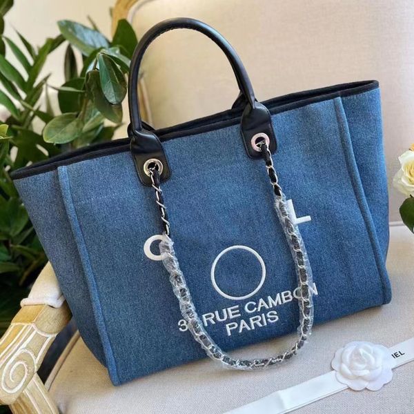 

fashion women's luxury handbags beach bags ch brand canvas embroidered label women packs evening bag classic big handbag designers larg
