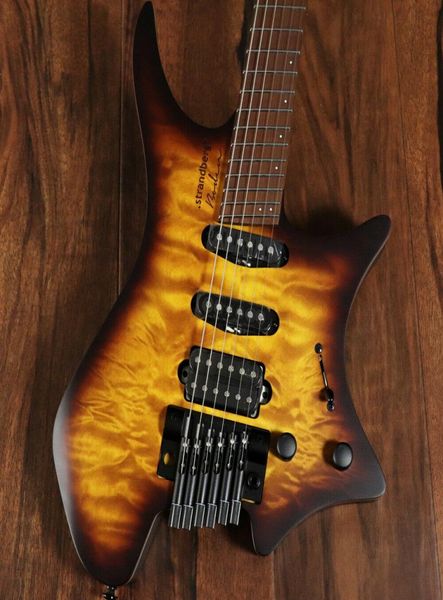 

boden standard 6 ssh trem quilt bengal burst electric guitar