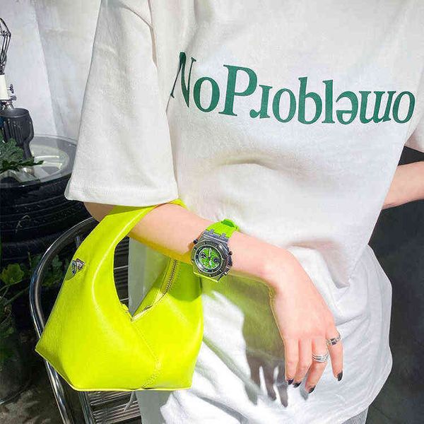 

roya1 0ak summer women's watch male student minority design ten brands mechanical leisure jagg, Slivery;brown