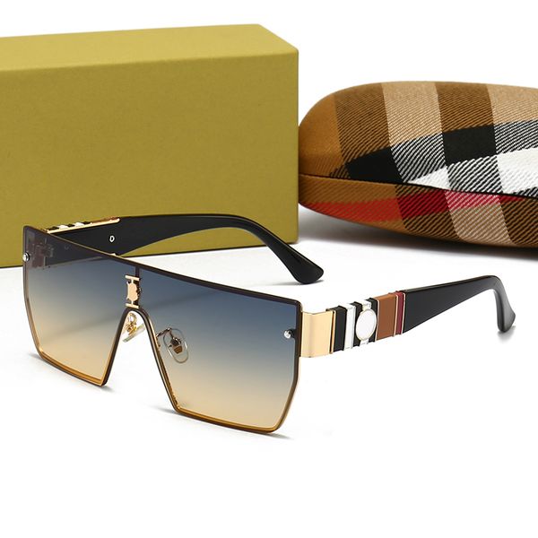 

metal mens sunglasses black gun women fashion popular blue frame gold one piece design goggles driving beach versatile grey casual eyewear, White;black