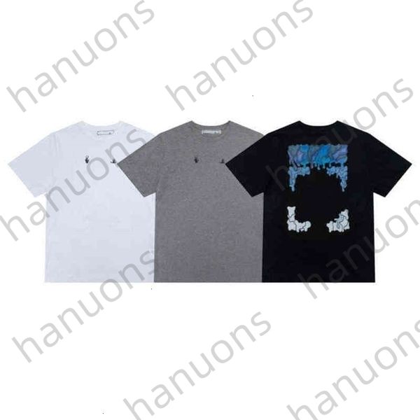 

designer mens fashion t shirts brand classic back arrow melt gradient x t-shirt luxury 3d letter print casual summer loose clothing women, White;black