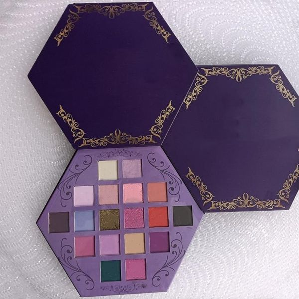 

j star 18colors blood lust eyeshadow shimmer and matte puple cosmetic artistry palette eye shadow332e