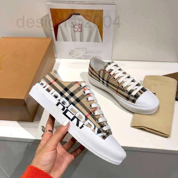 

boots designer b fashion canvas shoes new lattice low board lace ups casual small fragrance versatile flat sneakers hk3b, Black