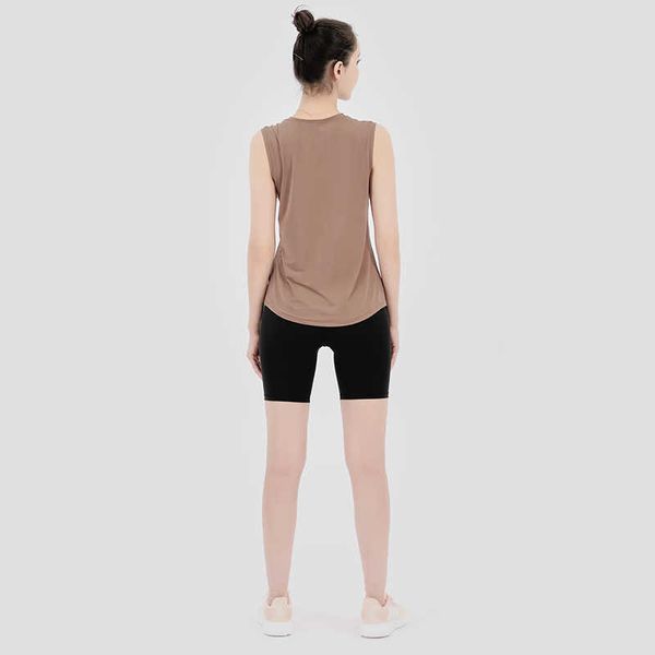 

yoga outfit sleeveless yoga vest tshirt solid colors women fashion outdoor yoga