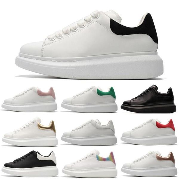 

2021 platform casual shoes multi color tail triple black white reflect laser red sequin dust pink men women trainers sneake2968