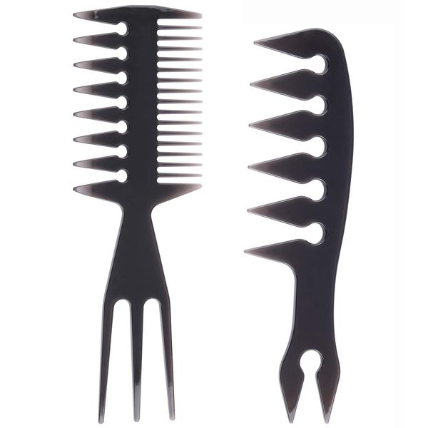 

hair brushes comb styling set tail combs double side afro pick pik african american brush barber accessories drop delivery rimmer amt3o, Silver