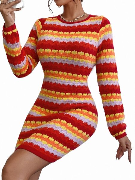 

women's sweaters cut and sew sweater dress 2022 new h7op#, White;black