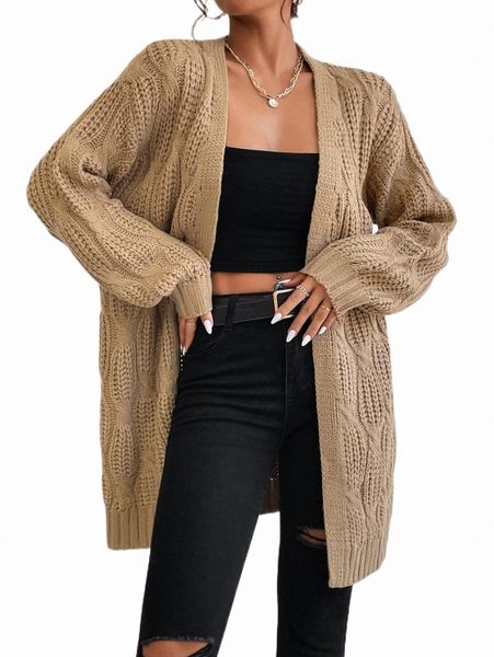

women's sweaters drop shoulder open front cardigan u2no#, White;black