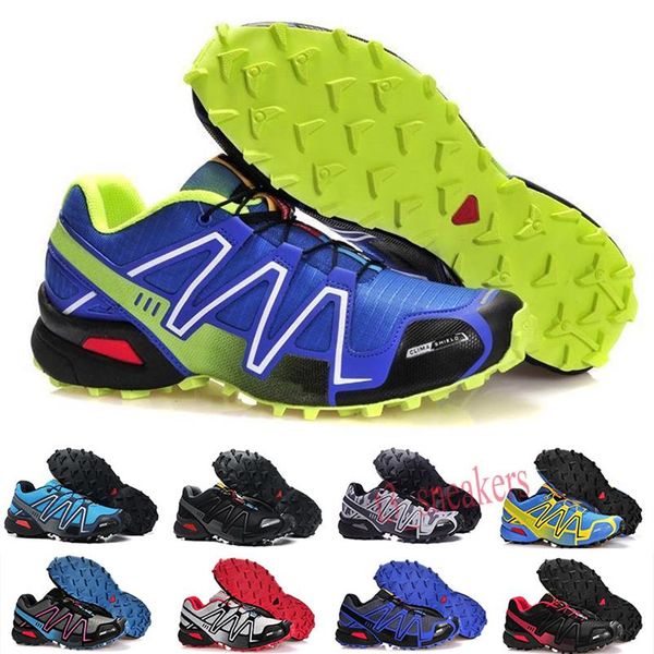 

speed cross 3 cs men women outdoor athletic shoes speedcross run black green red blue trainer mens sport sneaker size 36-46 t3012641, Black;brown