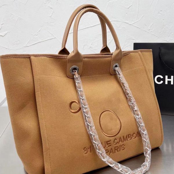 

women's luxury fashion handbags beach bags ch brand canvas embroidered label women packs evening bag classic big handbag designers larg